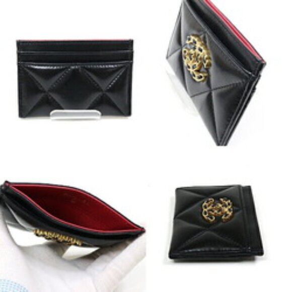 CHANEL Chanel 19 Card Case Lambskin Black AP1167 - Picture 3 of 3